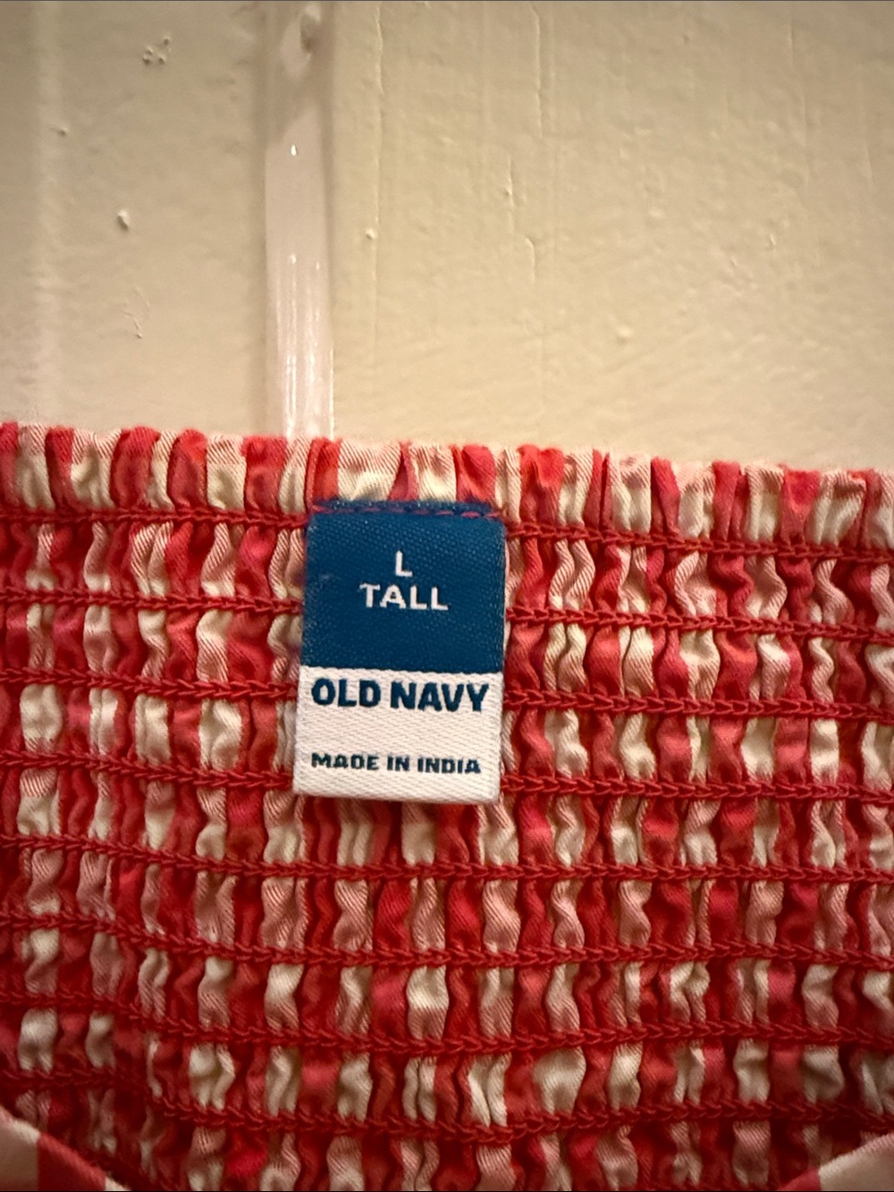 Old Navy Red and White Gingham Sundress - Picture 2 of 3